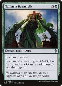 Tall as a Beanstalk - Throne of Eldraine - Magic: The Gathering card