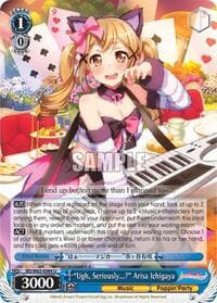 "Ugh, Seriously...?" Arisa Ichigaya - BanG Dream! Girls Band Party! Vol.2 - Weiss Schwarz card