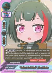 "Defiant Red Mesh", Ran Mitake - BanG Dream! Girls Band Party! PICO - Future Card BuddyFight card