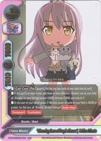 "Blooming Rose of Purple Flames", Yukina Minato - BanG Dream! Girls Band Party! PICO - Future Card BuddyFight card