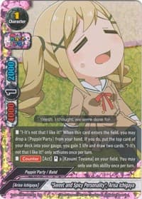 "Sweet and Spicy Personality", Arisa Ichigaya - BanG Dream! Girls Band Party! PICO - Future Card BuddyFight card