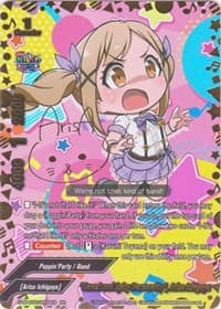 "Sweet and Spicy Personality", Arisa Ichigaya (SR) - BanG Dream! Girls Band Party! PICO - Future Card BuddyFight card