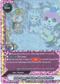 Hello Happy's Winter Mountain Hike - BanG Dream! Girls Band Party! PICO - Future Card BuddyFight card