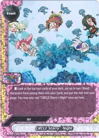 CiRCLE Starry Night - BanG Dream! Girls Band Party! PICO - Future Card BuddyFight card