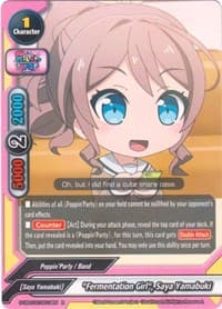 "Fermentation Girl", Saya Yamabuki - BanG Dream! Girls Band Party! PICO - Future Card BuddyFight card