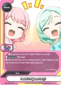 Pastel's Pajama Party - BanG Dream! Girls Band Party! PICO - Future Card BuddyFight card