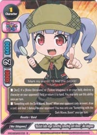 "Blackish Fallen Angel Something Something Dark Waves", Ako Udagawa - BanG Dream! Girls Band Party! PICO - Future Card BuddyFight card