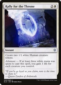 Rally for the Throne - Throne of Eldraine - Magic: The Gathering card