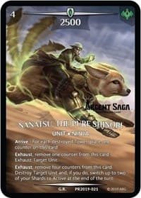 Nanatsu, The Pure Shinobi (Full Art) (Argent Saga Championship - Stamped) - Argent Saga Promos - Argent Saga TCG card