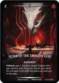 Altar of the Dragon God (Full Art) (Argent Saga Championship - Stamped) - Argent Saga Promos - Argent Saga TCG card