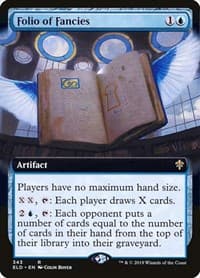 Folio of Fancies (Extended Art) - Throne of Eldraine - Magic: The Gathering card