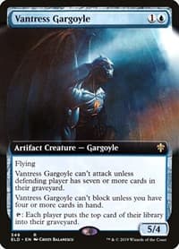 Vantress Gargoyle (Extended Art) - Throne of Eldraine - Magic: The Gathering card