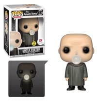 The Addams Family: Uncle Fester with Lightbulb (Walgreens) (GITD) - Pop! Vinyl - Funko card