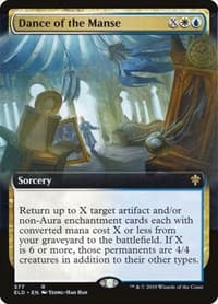 Dance of the Manse (Extended Art) - Throne of Eldraine - Magic: The Gathering card