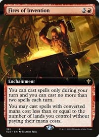 Fires of Invention (Extended Art) - Throne of Eldraine - Magic: The Gathering card
