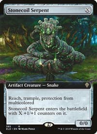 Stonecoil Serpent (Extended Art) - Throne of Eldraine - Magic: The Gathering card