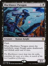 Blacklance Paragon - Throne of Eldraine - Magic: The Gathering card