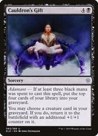 Cauldron's Gift - Throne of Eldraine - Magic: The Gathering card