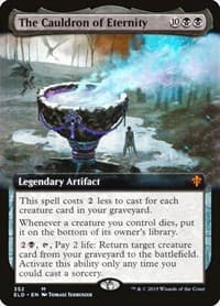 The Cauldron of Eternity (Extended Art) - Throne of Eldraine - Magic: The Gathering card