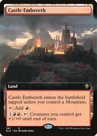 Castle Embereth (Extended Art) - Throne of Eldraine - Magic: The Gathering card