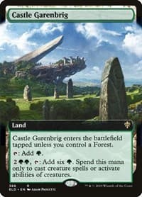 Castle Garenbrig (Extended Art) - Throne of Eldraine - Magic: The Gathering card