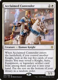 Acclaimed Contender - Throne of Eldraine - Magic: The Gathering card