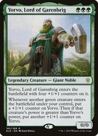 Yorvo, Lord of Garenbrig - Throne of Eldraine - Magic: The Gathering card