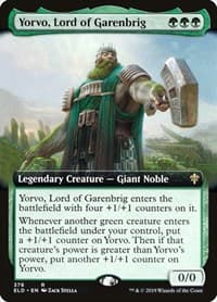 Yorvo, Lord of Garenbrig (Extended Art) - Throne of Eldraine - Magic: The Gathering card