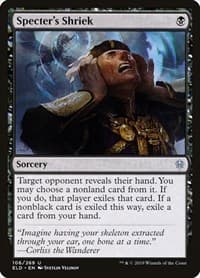 Specter's Shriek - Throne of Eldraine - Magic: The Gathering card