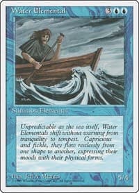 Water Elemental - Fourth Edition - Magic: The Gathering card