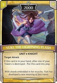 Yuki, the Lightning Flash - Argent Saga Promos - Argent Saga TCG card