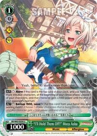 "I'll Hold Them Off!" Moca Aoba - BanG Dream! Girls Band Party! Vol.2 - Weiss Schwarz card