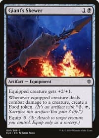 Giant's Skewer - Throne of Eldraine - Magic: The Gathering card
