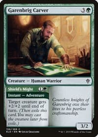 Garenbrig Carver - Throne of Eldraine - Magic: The Gathering card