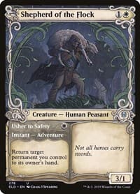 Shepherd of the Flock (Showcase) - Throne of Eldraine - Magic: The Gathering card