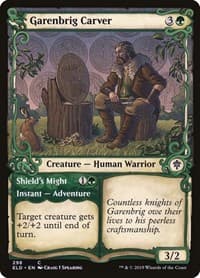 Garenbrig Carver (Showcase) - Throne of Eldraine - Magic: The Gathering card