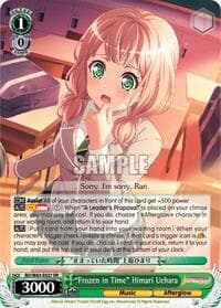 "Frozen in Time" Himari Uehara - BanG Dream! Girls Band Party! Vol.2 - Weiss Schwarz card