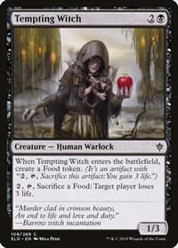 Tempting Witch - Throne of Eldraine - Magic: The Gathering card