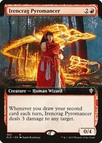 Irencrag Pyromancer (Extended Art) - Throne of Eldraine - Magic: The Gathering card