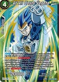 At All Costs Vegeta (Shatterfoil) - Draft Box 04 - Dragon Brawl - Dragon Ball Super: Masters card
