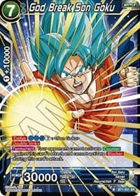 God Break Son Goku (Shatterfoil) - Draft Box 04 - Dragon Brawl - Dragon Ball Super: Masters card