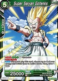 Super Saiyan Gotenks (Shatterfoil) - Draft Box 04 - Dragon Brawl - Dragon Ball Super: Masters card