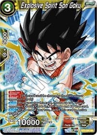 Explosive Spirit Son Goku (Shatterfoil) - Draft Box 04 - Dragon Brawl - Dragon Ball Super: Masters card