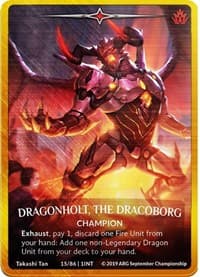 Dragonholt, the Dracoborg (Gold Metal) (ARG September 2019 Championship) - Argent Saga Promos - Argent Saga TCG card