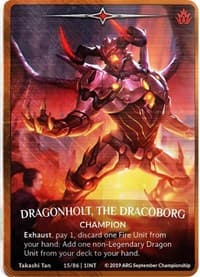 Dragonholt, the Dracoborg (Bronze Metal) (ARG September 2019 Championship) - Argent Saga Promos - Argent Saga TCG card