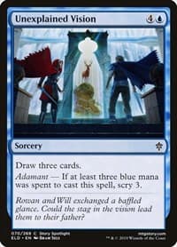 Unexplained Vision - Throne of Eldraine - Magic: The Gathering card