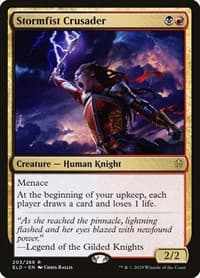 Stormfist Crusader - Throne of Eldraine - Magic: The Gathering card