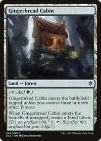 Gingerbread Cabin - Throne of Eldraine - Magic: The Gathering card
