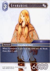 Geomancer (Female Unit) - 1-168C - Deck Exclusive Cards - Final Fantasy TCG card