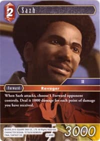 Sazh - 2-006R - Deck Exclusive Cards - Final Fantasy TCG card